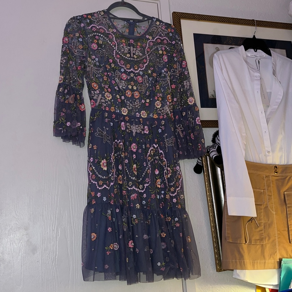 Opulent, exquisite an investment - Needle & Thread Floral Embroidered Dress 4 - Picture 11 of 11